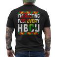 Hbcu Black History Month I'm Rooting For Every Hbcu Women Men's T-shirt Back Print
