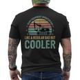 Heavy Equipment Operator Dad Cooler Fathers Day Men's T-shirt Back Print