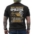 Heavy Equipment Operator Legend Occupation Men's T-shirt Back Print