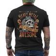 Heavy Metal Cooler Dad Punk Rock Music Lover Men's T-shirt Back Print