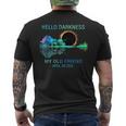 Hello Darkness My Old Friend 2024 Solar Eclipse April 08 24 Men's T-shirt Back Print