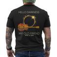 Hello Darkness My Old Friend April 08 Solar Eclipse Men's T-shirt Back Print