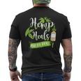 Hemp Heals Cbd Oil Men's T-shirt Back Print