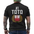 Herren Tatko Ojczulek Tato Papa Ojciecatertag Tata T-Shirt mit Rückendruck