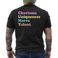 Hidden Word Adult Humor Sassy Raunchy Gag Men's T-shirt Back Print