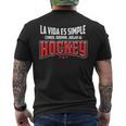 Hockey Entrenador Jugador Deporte Hockey Sobre Hielo Camiseta Hombre Estampado Espalda