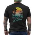 Holly Beach Louisiana Beach Shirt Mens Back Print T-shirt