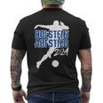 Holstein Football Kicken Fan Kiel Stadium Blue T-Shirt mit Rückendruck