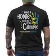 I Have A Homie With An Extra Chromie Down Syndrome Men's T-shirt Back Print