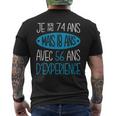 Homme Anniversaire 74 Ans Idée Cadeau Original Drôle T-shirt imprimé au dos