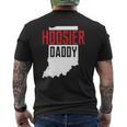 Hoosier Daddy Indiana State Map Tank Top Mens Back Print T-shirt