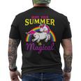 Hope Your Summer Is Magical Last Day Of School Unicorn Men's T-shirt Back Print