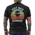 Hot Dad Summer Dad Griller Father's Day Grill Men's T-shirt Back Print