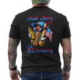 Hot Dog I'm Just Here For The Wieners 4Th Of July Women Men's T-shirt Back Print