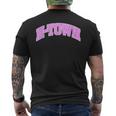 Houston H-Town Hustle Town The H Houston Texas Men's T-shirt Back Print