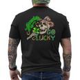 Howdy Go Lucky Leopard St Patrick's Day Western Cowboy Women Men's T-shirt Back Print