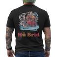 Hü Brid Lustiges Hybrid Auto Pferd T-Shirt mit Rückendruck