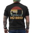 Hü Brid Pferd Kutsche Hybrid Kutscher Reiten Wortspiel T-Shirt mit Rückendruck