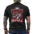 Hustle Hard Stay Humble Urban Hip Hop Men's T-shirt Back Print
