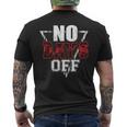 Hustle No Days Off Entreprenuer Motivational Quote Men's T-shirt Back Print