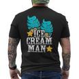 Ice Cream Boy Cone Ice Cream Man Men's T-shirt Back Print