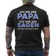 Ich Bin Der Papa T-Shirt mit Rückendruck