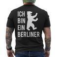 Ich Bin Ein Berliner Geschenke Berliner Bär T-Shirt mit Rückendruck