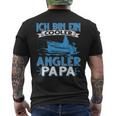 Ich Bin Ein Cooler Angler Papa Ich Bin Ein Ein Cooler A S T-Shirt mit Rückendruck