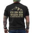 Ich Bin Nur Wegen Dem Kaiserschmarrn Hier Kurzärmliges Herren-T-Kurzärmliges Herren-T-Shirt, Lustiges Motiv Tee