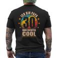 Ich Bin Papa 30 Und Richtig Cool T-Shirt mit Rückendruck