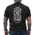 Ich Bin Stolzer Chef Eines Ungeheuer Fantastische Team T-Shirt mit Rückendruck
