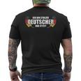 Ich Bin Stolzer Deutscher Und Jetzt Patriot Deutschland I'm S T-Shirt mit Rückendruck