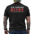 Ich Gender Nicht Ich Habe Einen Schulabschluss Against Gender T-Shirt mit Rückendruck