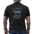 Id Smoke That Shirt Mens Back Print T-shirt