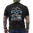 I'm A Camping Dad Like A Normal Dad Only Much Cooler Rv Mens Back Print T-shirt