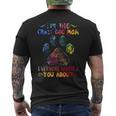 I'm The Crazy Dog Mom Everyone Warned You Abou Men's T-shirt Back Print