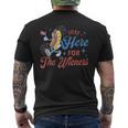 I'm Just Here For The Wieners Patriotic Family Men's T-shirt Back Print