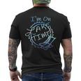 I'm On Lake Time Boating And Fishing Lake Lovers Men's T-shirt Back Print