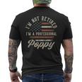 I'm Not Retired I'm A Professional Poppy Retirement Men's T-shirt Back Print