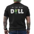 I'm The Real Dill Pickleball Paddleball Men's T-shirt Back Print