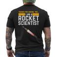 I'm A Rocket Scientist Rocket Science Men's T-shirt Back Print