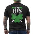 I'm His Shamrock Couple St Patrick's Day Men's T-shirt Back Print