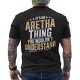It’S An Aretha Thing You Wouldn’T Understand Personal Name Men's T-shirt Back Print