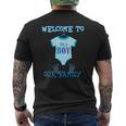 It's A Boy Baby Shower Party New Baby Premium Mens Back Print T-shirt