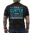 It's A Gunter Thing Surname Family Last Name Gunter Men's T-shirt Back Print