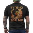 It's The Locs For Me Black History Queen Melanated Womens Men's T-shirt Back Print