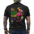 It's Mardi Gras Y'all Flamingo Jester Hat Mardi Beads Mens Back Print T-shirt