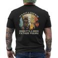 It's Not A Dad Bod It's Father Figure Bear Beer Retro Mens Back Print T-shirt
