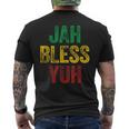 Jah Bless Yuh Patois Jamaican Slang Men's T-shirt Back Print