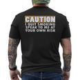 J'arrête De Fumer Attention T-shirt imprimé au dos